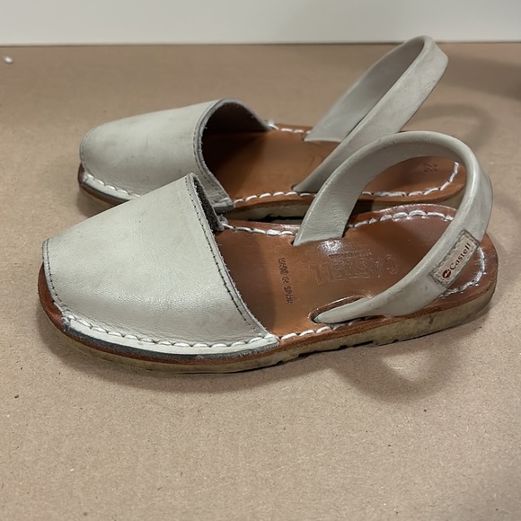 CASTELL Handmade MIBO Menorca TAUPE KIDS AVARCAS size EU 28 US 11 - Picture 8 of 12